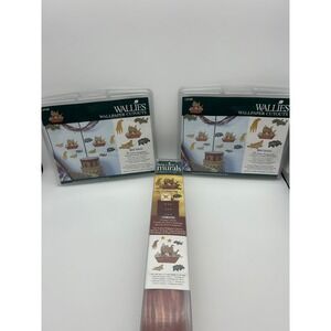 Wallies Daisy Kingdom Country Noah Ark Wallpaper Cutouts & Murals 3 Pack Set NEW